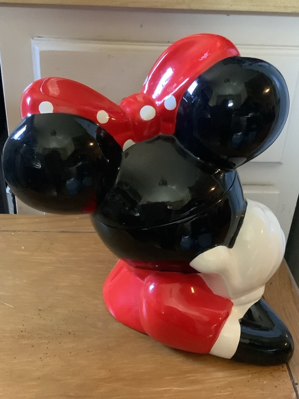 Disney Minnie Mouse Cookie Jar Ceramic - Picture 2 of 7